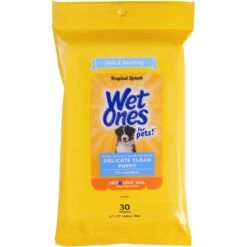 Wet Ones Delicate Clean Puppy Tropical Splash Scent Dog Wipes