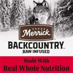 Merrick Backcountry Raw Infused Dry Dog Food Great Plains Red Recipe With Healthy Grains -Pet Wellness 229220 PT4. AC SS1800 V1643408814