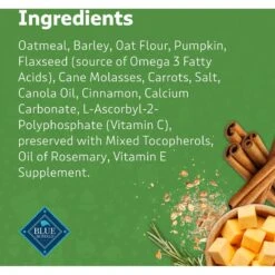 Blue Buffalo Holiday Santa Snacks Oatmeal & Cinnamon Crunchy Dog Treats, 11-oz Bag 11 Blue Buffalo Holiday Santa Snacks Oatmeal & Cinnamon Crunchy Dog Treats, 11-oz Bag -Pet Wellness 230641 PT4. AC SS1800 V1695054507