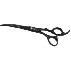Precise Cut Black Panther Curved Dog Shears