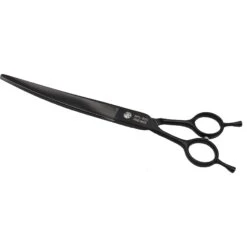 Precise Cut Black Panther Lefty Curved Dog Shears