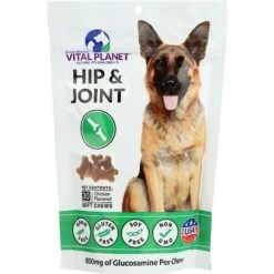 Vital Planet Hip & Joint Chicken Flavor Soft Chew Dog Supplement