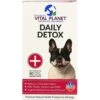 Vital Planet Daily Detox Chicken Flavor Chewable Tablet Liver Supplement For Dogs