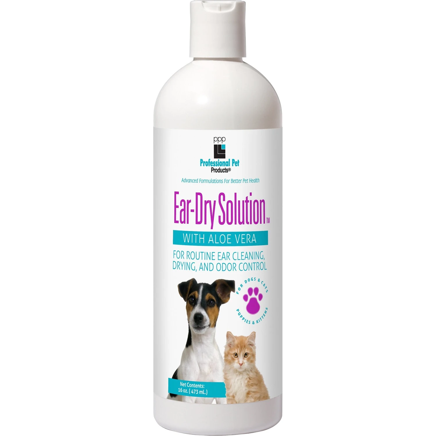 Professional Pet Products Ear-Dry Solution With Aloe Vera Dog & Cat Ear Cleaner 1 Professional Pet Products Ear-Dry Solution With Aloe Vera Dog & Cat Ear Cleaner
