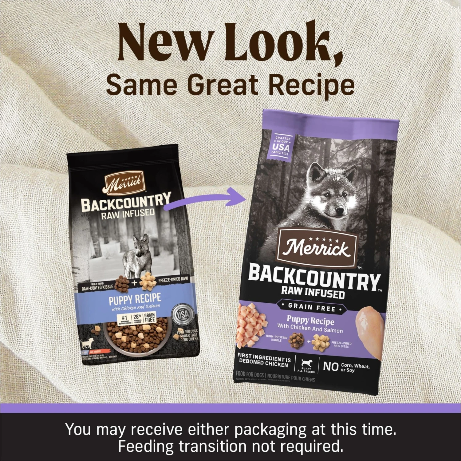 Merrick Backcountry Raw Infused Grain-Free Puppy Recipe Freeze-Dried Dog Food 2 Merrick Backcountry Raw Infused Grain-Free Puppy Recipe Freeze-Dried Dog Food - Image 2