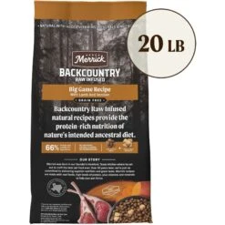 Merrick Backcountry Raw Infused Grain-Free Big Game Recipe Freeze-Dried Dog Food 11 Merrick Backcountry Raw Infused Grain-Free Big Game Recipe Freeze-Dried Dog Food -Pet Wellness 232315 PT2. AC SS1800 V1692932706