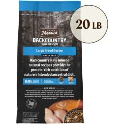 Merrick Backcountry Raw Infused Grain-Free Large Breed Recipe Freeze-Dried Dog Food 11 Merrick Backcountry Raw Infused Grain-Free Large Breed Recipe Freeze-Dried Dog Food -Pet Wellness 232316 PT2. AC SS1800 V1692976672