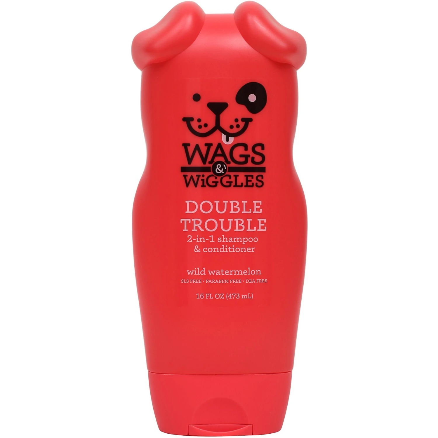 Wags & Wiggles Double Trouble Watermelon 2-in-1 Dog Shampoo & Conditioner, 16-oz Bottle 1 Wags & Wiggles Double Trouble Watermelon 2-in-1 Dog Shampoo & Conditioner, 16-oz Bottle