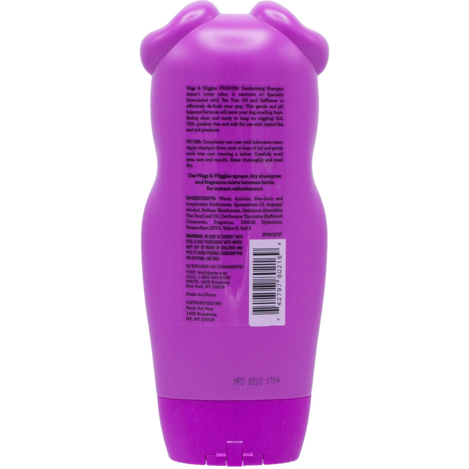 Wags & Wiggles Freshen Very Berry Deodorizing Dog Shampoo, 16-oz Bottle 2 Wags & Wiggles Freshen Very Berry Deodorizing Dog Shampoo, 16-oz Bottle - Image 2