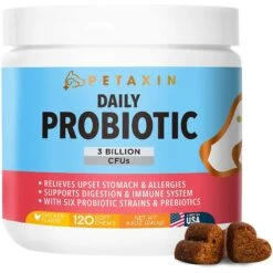 Petaxin Daily Probiotic Chicken Flavor Grain-Free Dog Supplement, 120 Count