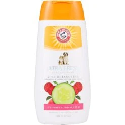 ARM & HAMMER PRODUCTS Pet Fresh 2-in-1 Detangling Cucumber & Prickly Pear Dog Shampoo & Conditioner, 16-oz Bottle
