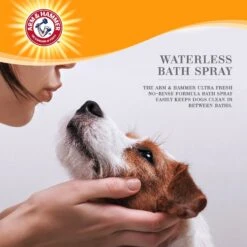 Arm & Hammer Products Waterless Bath Wild Jasmine Dog Spray, 10-oz Bottle -Pet Wellness 233989 PT2. AC SS1800 V1607475144