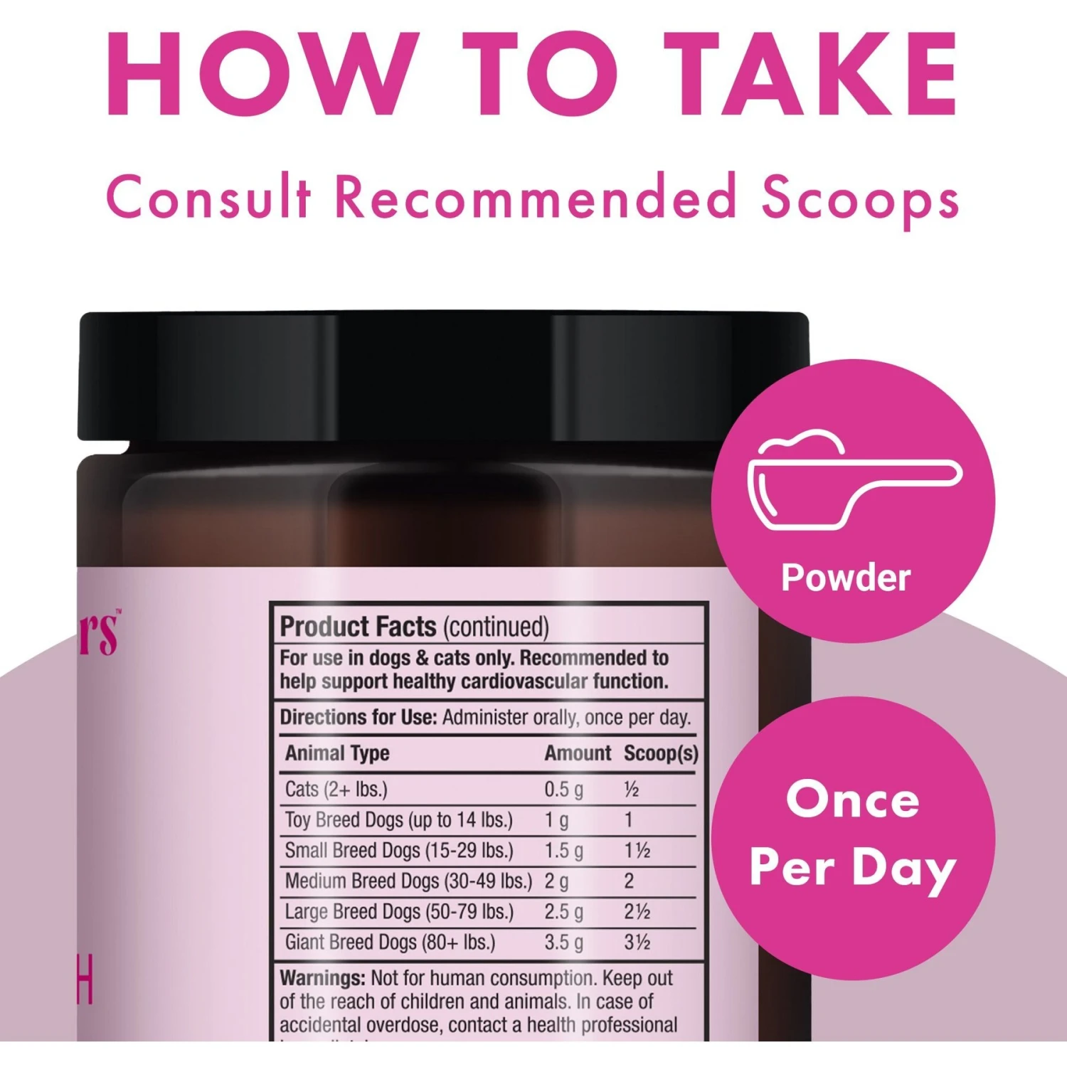 Bark And Whiskers Heart Health Dog & Cat Supplement, 3.17-oz Jar 4 Bark And Whiskers Heart Health Dog & Cat Supplement, 3.17-oz Jar - Image 4