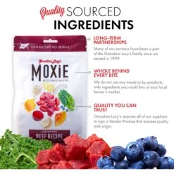 Grandma Lucy's Moxie Beef Recipe Freeze-Dried Dog Food -Pet Wellness 234280 PT3. AC SS1800 V1676646756