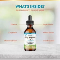 NaturVet Quiet Moments Liquid Calming Supplement For Cats & Dogs -Pet Wellness 234615 PT4. AC SS1800 V1698695352