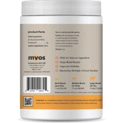 MYOS Canine Muscle Formula Dog Supplement -Pet Wellness 234620 PT2. AC SS1800 V1633469783