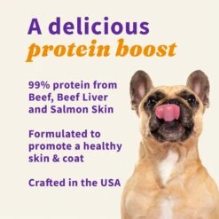 Halo Beef & Salmon Skin Recipe Freeze-Dried Raw Skin & Coat Dog Food Topper -Pet Wellness 234823 PT5. AC SS1800 V1657656381