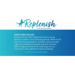 Replenish Dog Water Recovery All-Natural Dog Powder Supplement 17 Replenish Dog Water Recovery All-Natural Dog Powder Supplement -Pet Wellness 235148 PT8. AC SS1800 V1590511363