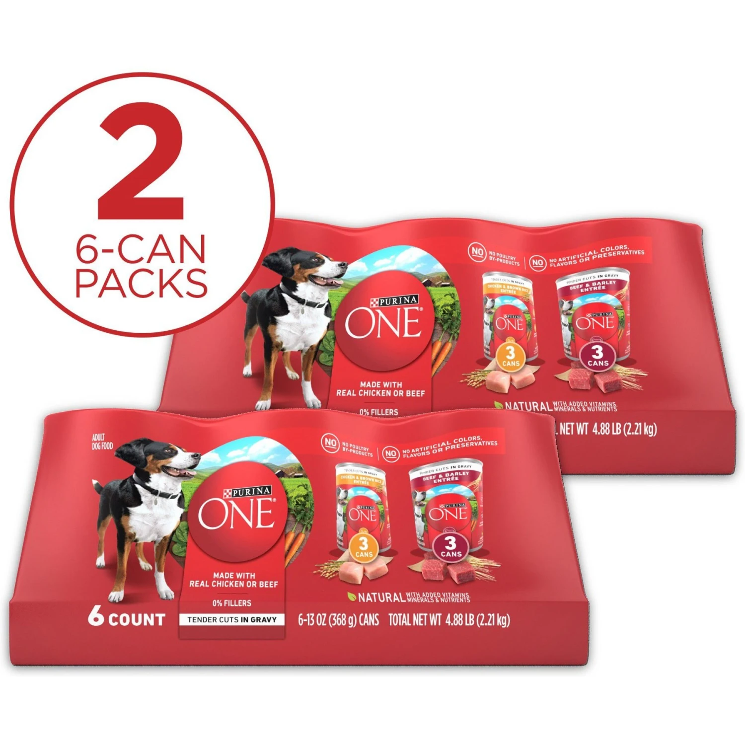 Purina ONE SmartBlend Tender Cuts In Gravy Variety Pack Wet Dog Food 1 Purina ONE SmartBlend Tender Cuts In Gravy Variety Pack Wet Dog Food