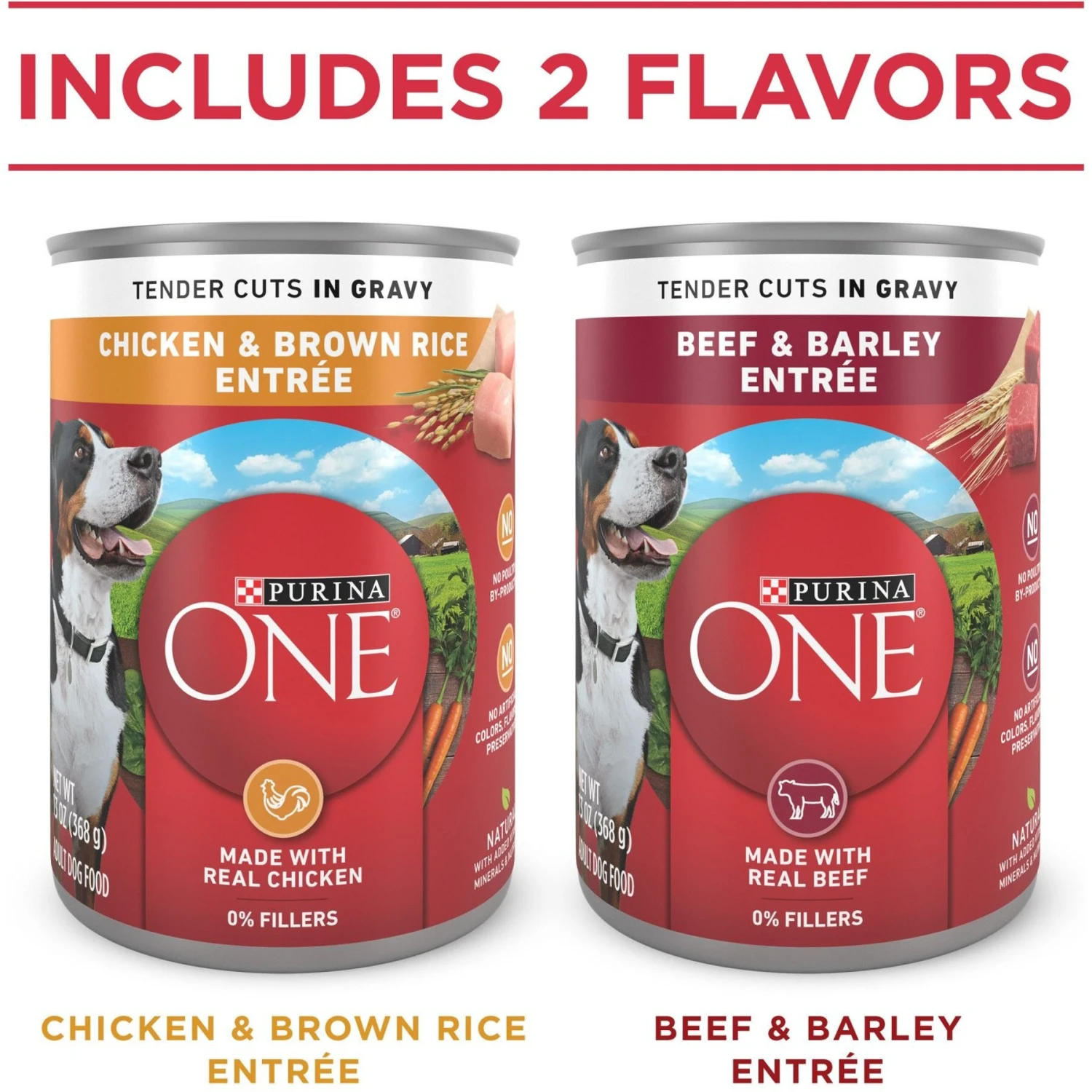 Purina ONE SmartBlend Tender Cuts In Gravy Variety Pack Wet Dog Food 2 Purina ONE SmartBlend Tender Cuts In Gravy Variety Pack Wet Dog Food - Image 2