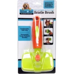 Rinse Ace Self-Cleaning Retractable Bristle Pet Brush