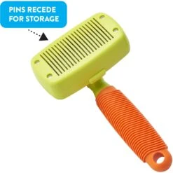 Rinse Ace Self-Cleaning Retractable Bristle Pet Brush 14 Rinse Ace Self-Cleaning Retractable Bristle Pet Brush -Pet Wellness 237730 PT5. AC SS1800 V1591636033