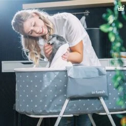 Furesh Elevated Folding Pet Bath Tub & Wash Station 11 Furesh Elevated Folding Pet Bath Tub & Wash Station -Pet Wellness 237779 PT5. AC SS1800 V1679494716