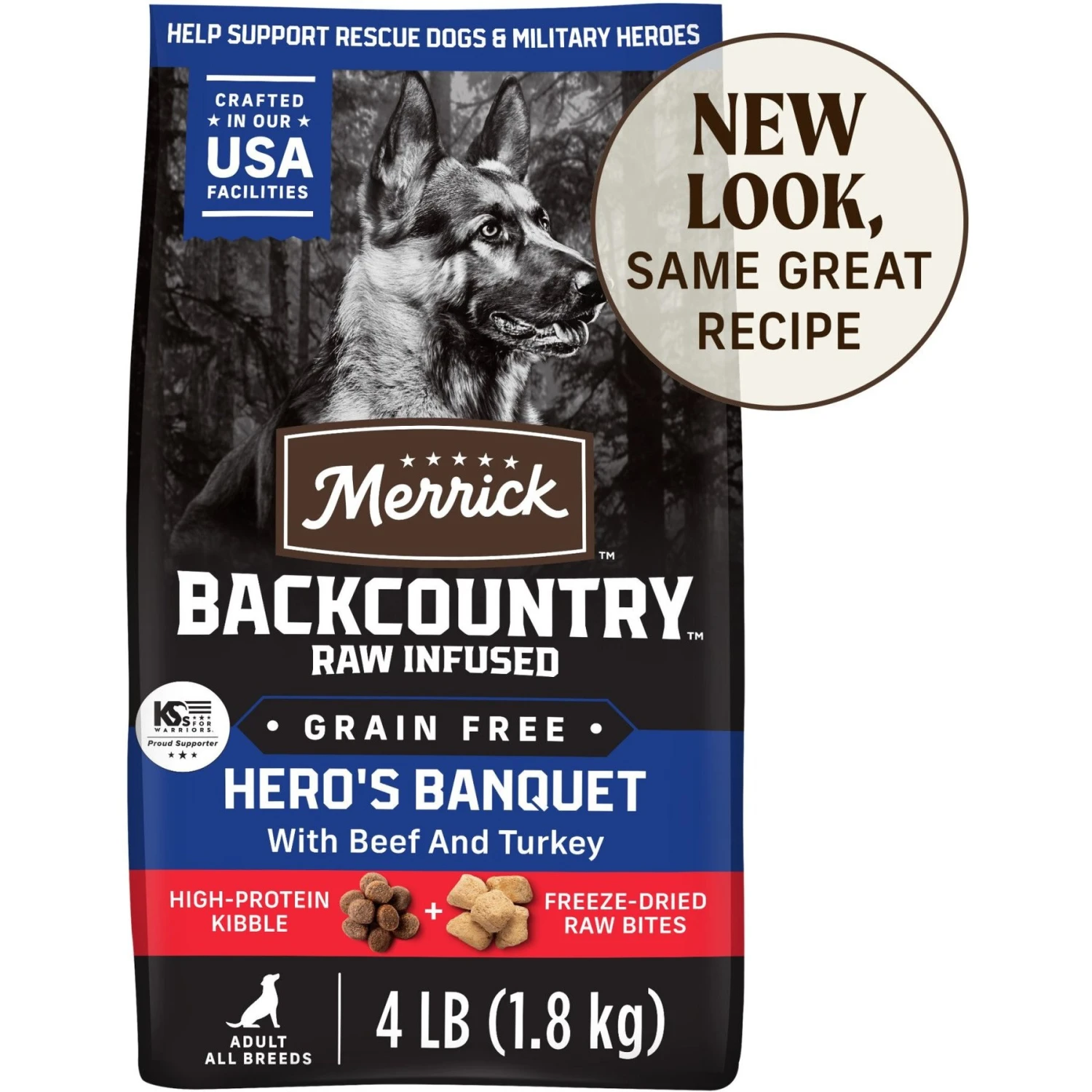 Merrick Backcountry Freeze-Dried Raw Hero's Banquet Recipe Dry Dog Food 1 Merrick Backcountry Freeze-Dried Raw Hero's Banquet Recipe Dry Dog Food
