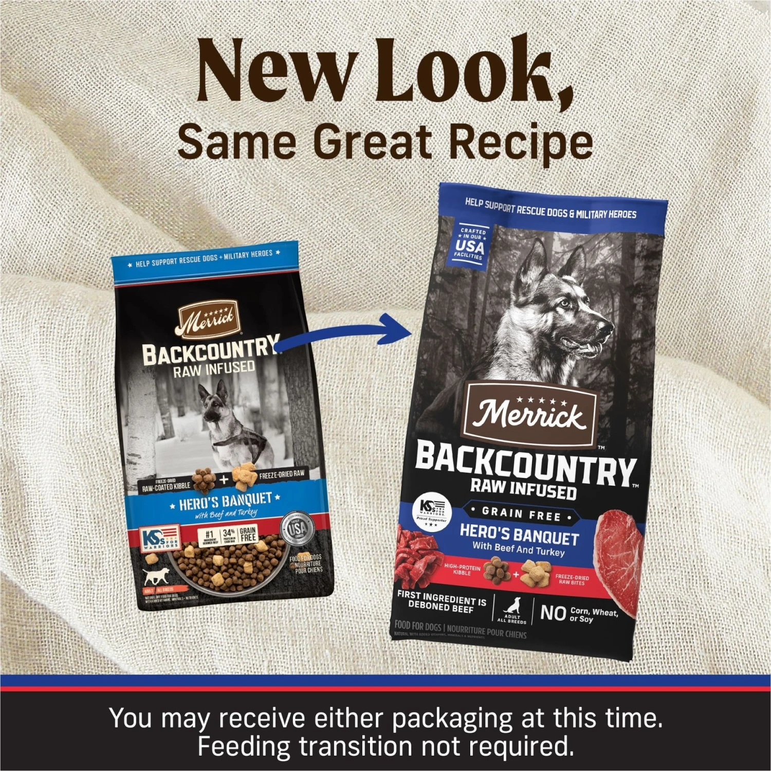 Merrick Backcountry Freeze-Dried Raw Hero's Banquet Recipe Dry Dog Food 2 Merrick Backcountry Freeze-Dried Raw Hero's Banquet Recipe Dry Dog Food - Image 2