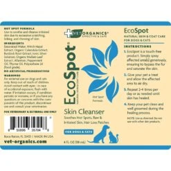 Vet Organics EcoSpot Hot Spot Dog & Cat Spray 5 Vet Organics EcoSpot Hot Spot Dog & Cat Spray -Pet Wellness 241382 PT3. AC SS1800 V1592845277