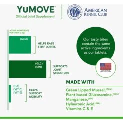 YuMOVE Joint Care Hickory Flavor Tasty Bites Dog Supplement -Pet Wellness 241891 PT3. AC SS1800 V1690387773