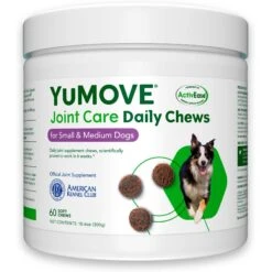 YuMOVE Joint Care Small & Medium Breed Soft Chew Dog Supplement, 60 Count