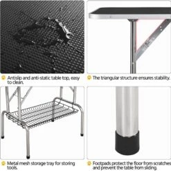 Yaheetech Stainless Steel Dog & Cat Grooming Table -Pet Wellness 242650 PT3. AC SS1800 V1637108800
