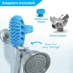 Aquapaw Pro Dog Grooming Tool, Blue -Pet Wellness 243543 PT6. AC SS1800 V1594920402