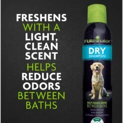 FURminator Fresh & Clean Scented Dry Dog Shampoo -Pet Wellness 245506 PT4. AC SS1800 V1676319836