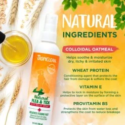 TropiClean Natural Flea & Tick Bite Relief Dog Spray, 8-oz Bottle 10 TropiClean Natural Flea & Tick Bite Relief Dog Spray, 8-oz Bottle -Pet Wellness 248267 PT3. AC SS1800 V1684454017