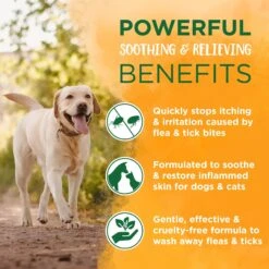 TropiClean Natural Flea & Tick Bite Relief Dog Spray, 8-oz Bottle 13 TropiClean Natural Flea & Tick Bite Relief Dog Spray, 8-oz Bottle -Pet Wellness 248267 PT6. AC SS1800 V1684452914