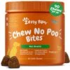 Zesty Paws Chew No Poo Chicken Flavored Dog Soft Chews Cophrophagia Digestive Supplement For Dogs