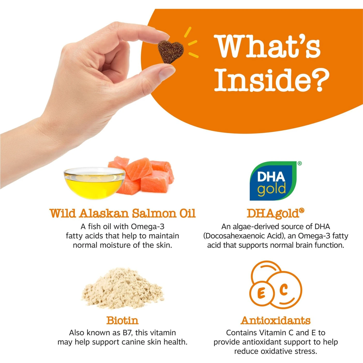 Zesty Paws Salmon Bites Bacon Flavored Soft Chews Skin & Coat Supplement For Dogs, 90 Count 3 Zesty Paws Salmon Bites Bacon Flavored Soft Chews Skin & Coat Supplement For Dogs, 90 Count - Image 3