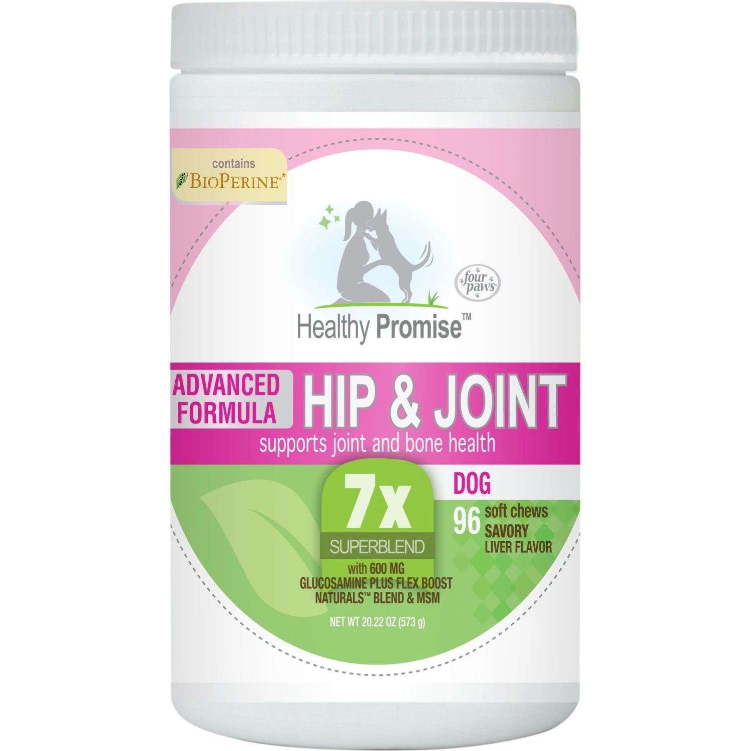 Four Paws Healthy Promise Advanced Formula Soft Chews Hip & Joint Dog Supplement 1 Four Paws Healthy Promise Advanced Formula Soft Chews Hip & Joint Dog Supplement