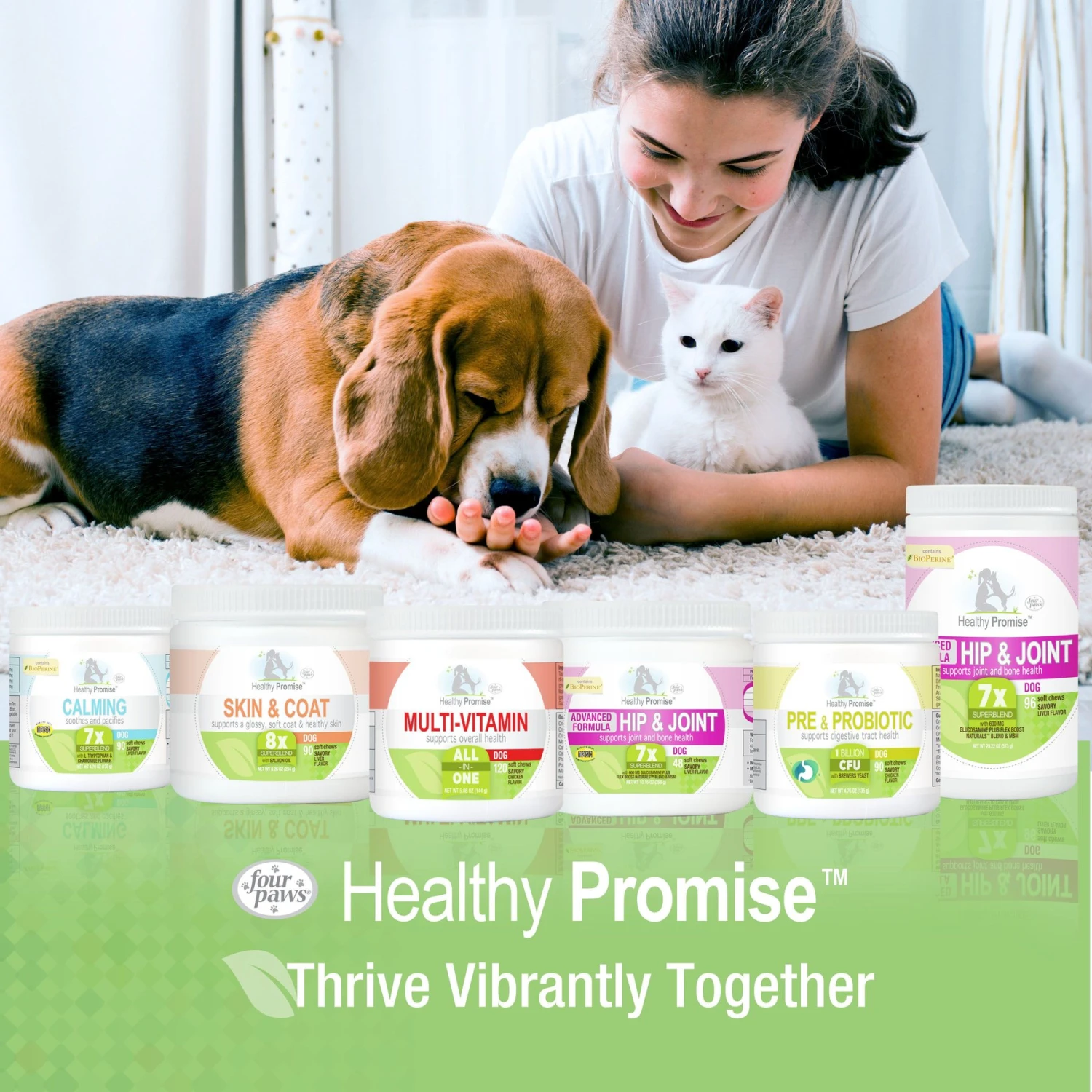 Four Paws Healthy Promise Advanced Formula Soft Chews Hip & Joint Dog Supplement 9 Four Paws Healthy Promise Advanced Formula Soft Chews Hip & Joint Dog Supplement - Image 9