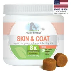 Four Paws Healthy Promise Skin & Coat Soft Chews Dog Supplements, 90 Count 17 Four Paws Healthy Promise Skin & Coat Soft Chews Dog Supplements, 90 Count -Pet Wellness 249491 PT8. AC SS1800 V1661180904