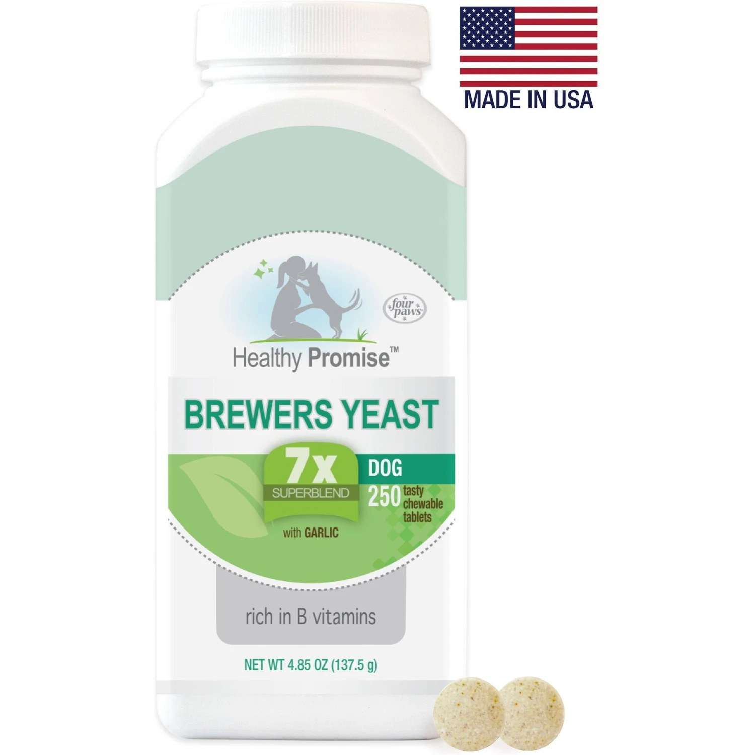 Four Paws Healthy Promise Brewers Yeast Supplement For Dogs 3 Four Paws Healthy Promise Brewers Yeast Supplement For Dogs - Image 3