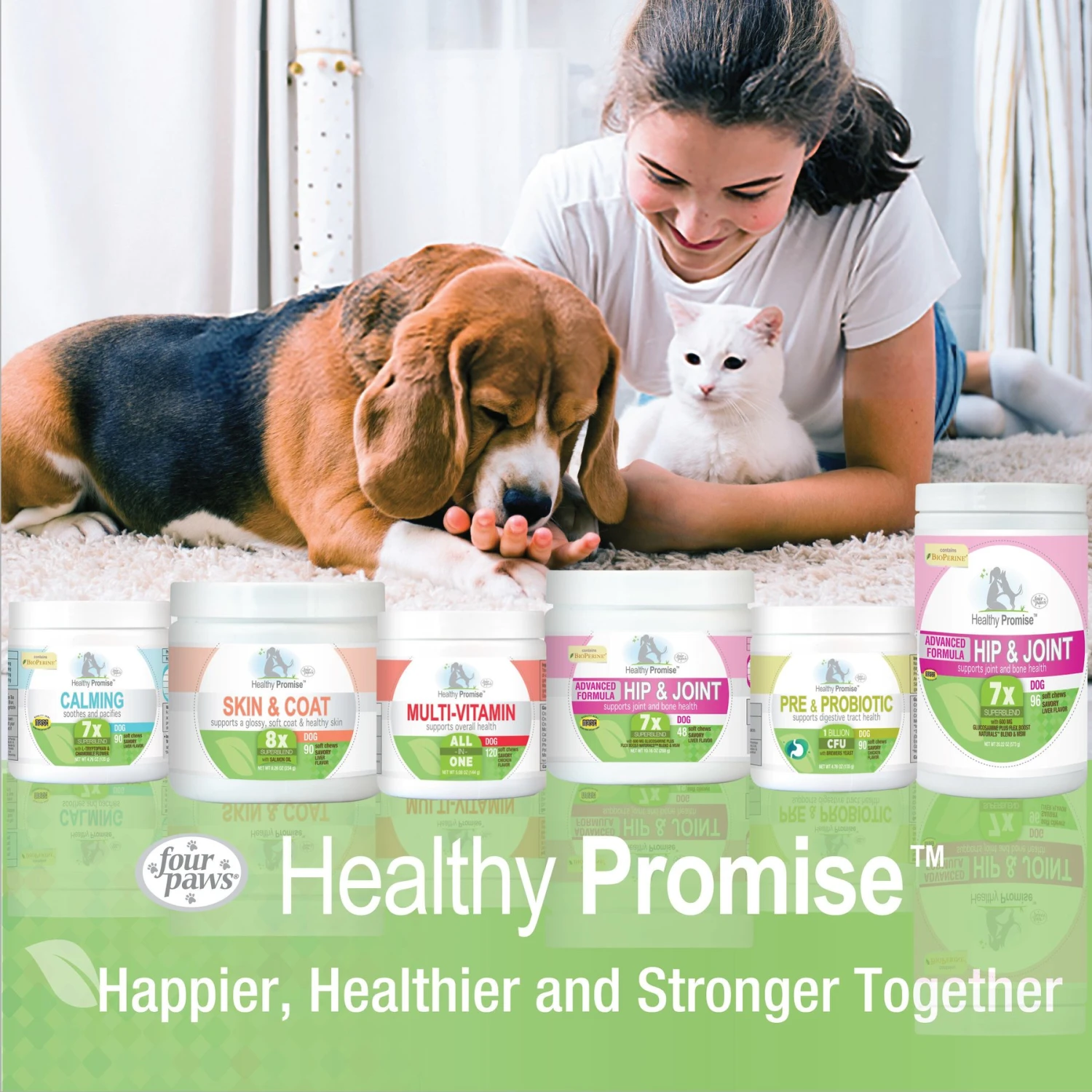 Four Paws Healthy Promise Potty Mouth Tablets Coprophagia Dog Stool Eating Deterrent, 90 Count 9 Four Paws Healthy Promise Potty Mouth Tablets Coprophagia Dog Stool Eating Deterrent, 90 Count - Image 9