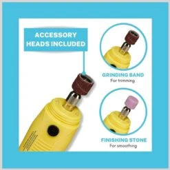 ConairPROPET Professional Cordless Two-Speed LED Dog Nail Grinder -Pet Wellness 249516 PT3. AC SS1800 V1695835985