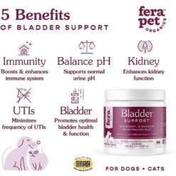 Fera Pet Organics Bladder Support Chicken Flavor Dog & Cat Supplement -Pet Wellness 250914 PT3. AC SS1800 V1599082571