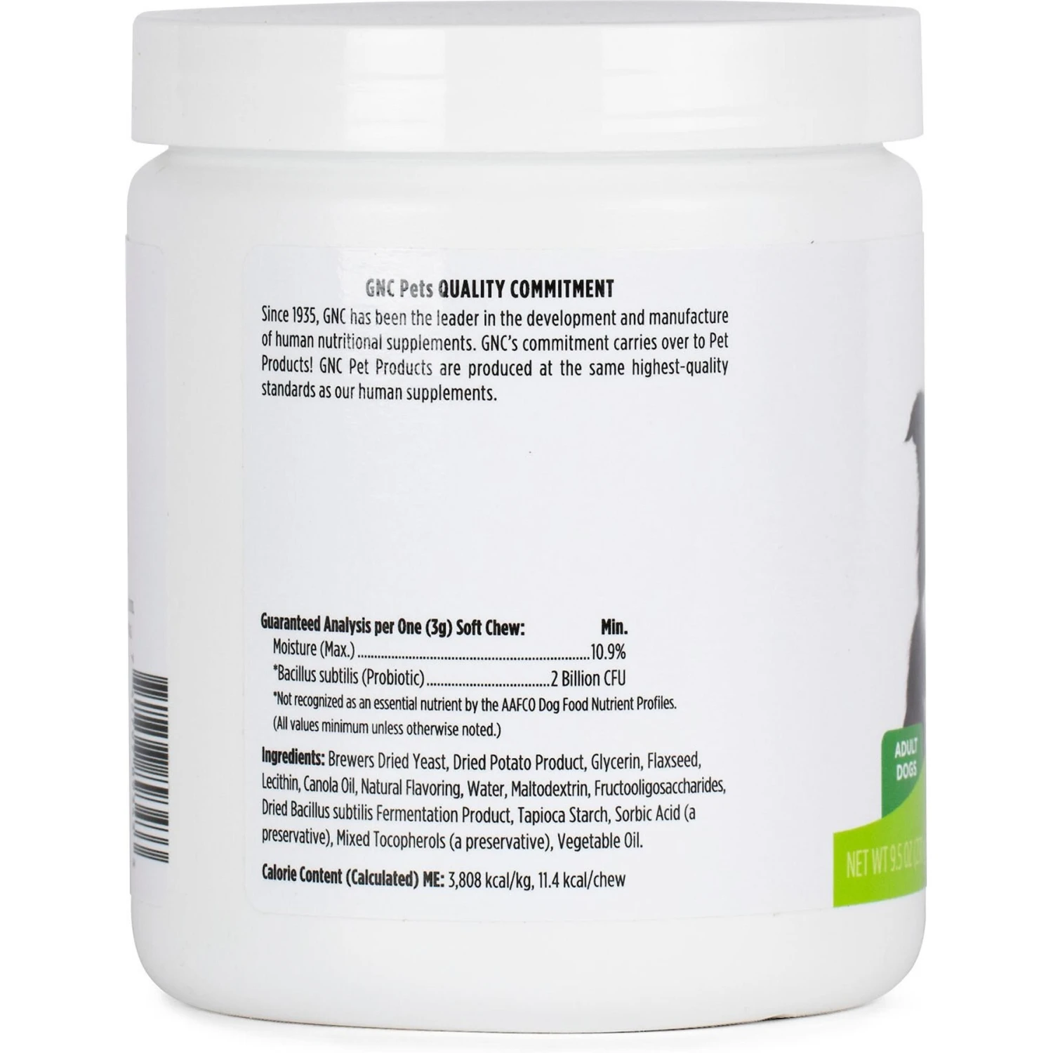 GNC Pets Advanced Digestion Support Chicken Flavor Soft Chews Dog Supplement, 90 Count 2 GNC Pets Advanced Digestion Support Chicken Flavor Soft Chews Dog Supplement, 90 Count - Image 2