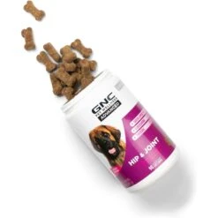 GNC Pets Advanced Hip & Joint Support Chicken Flavor Large Breed Soft Chews Dog Supplement, 90 Count -Pet Wellness 251314 PT4. AC SS1800 V1609890149
