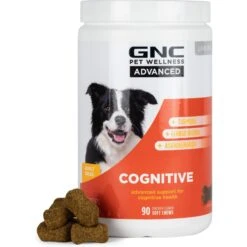 GNC Pets Advanced Cognitive Support Chicken Flavor Soft Chews Dog Supplement, 90 Count