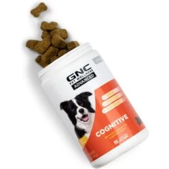 GNC Pets Advanced Cognitive Support Chicken Flavor Soft Chews Dog Supplement, 90 Count -Pet Wellness 251332 PT3. AC SS1800 V1614724663